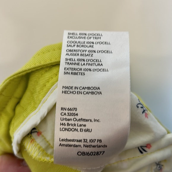 NEW Anthropologie Light Yellow Wide Leg Pants - Picture 6 of 16